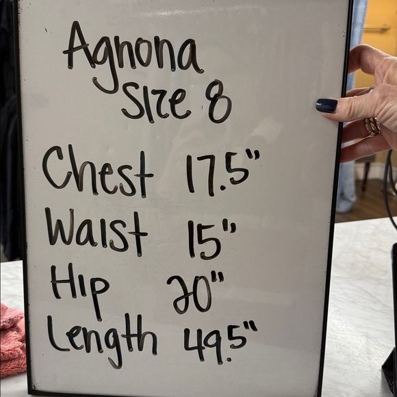 Agnona Navy Blue Silk Cotton Knit Dress 44 - Picture 11 of 11